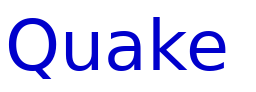 Quake & Shake Condensed fuente